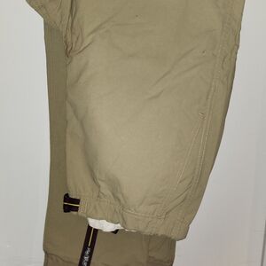 Polo by Ralph Lauren Tan Pants with Burgundy and Navy Trim